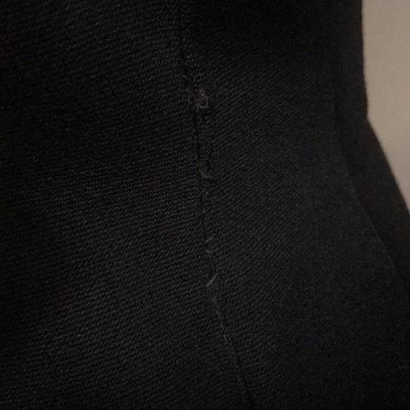 Vintage Black Wool Coat 1950s Princess Style - Picture 13 of 16